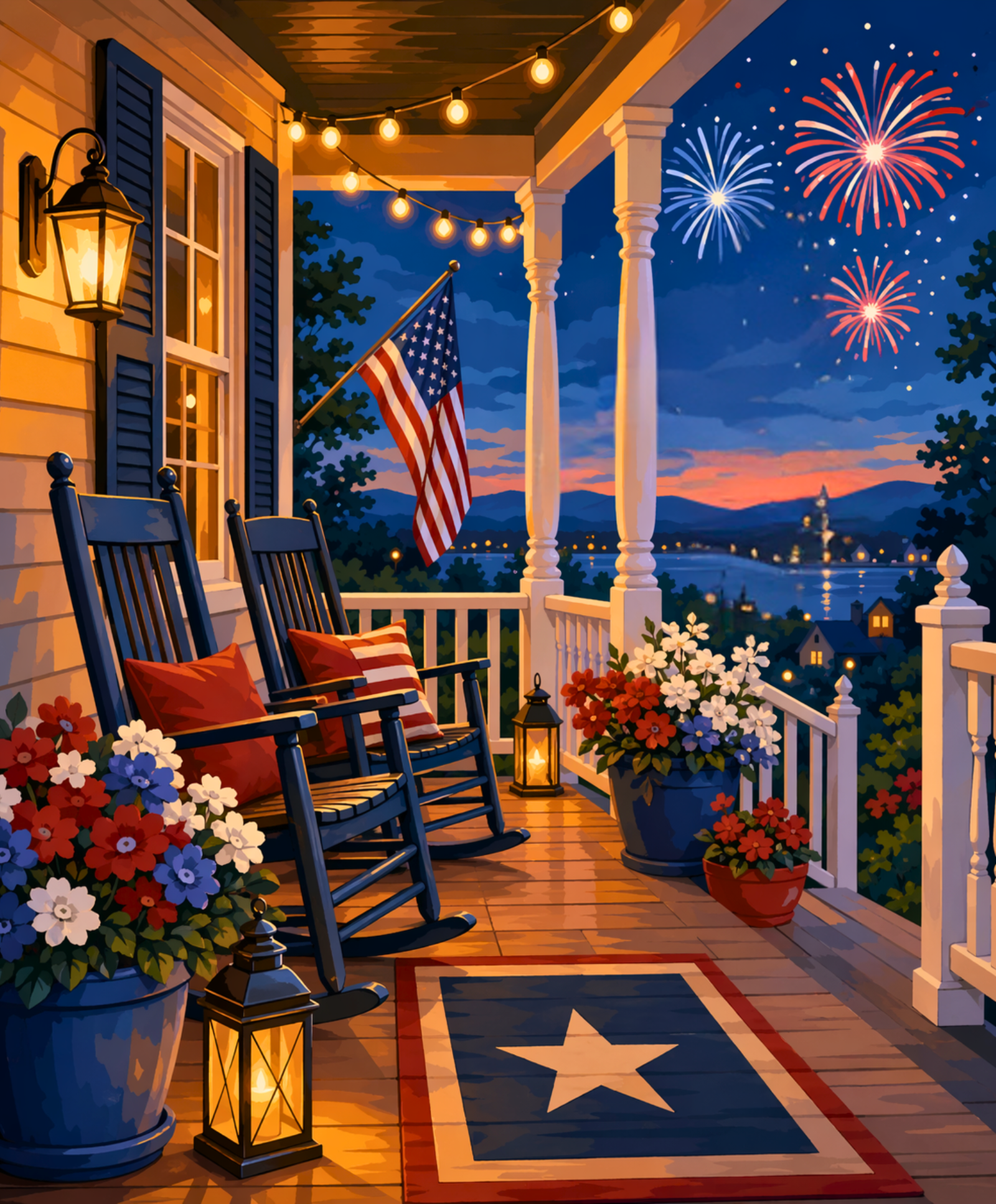 Patriotic Porch