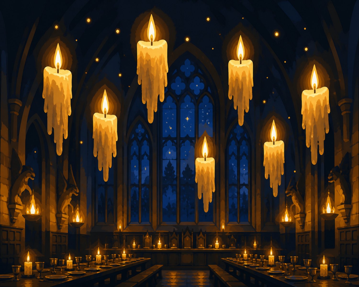 Velas flotantes