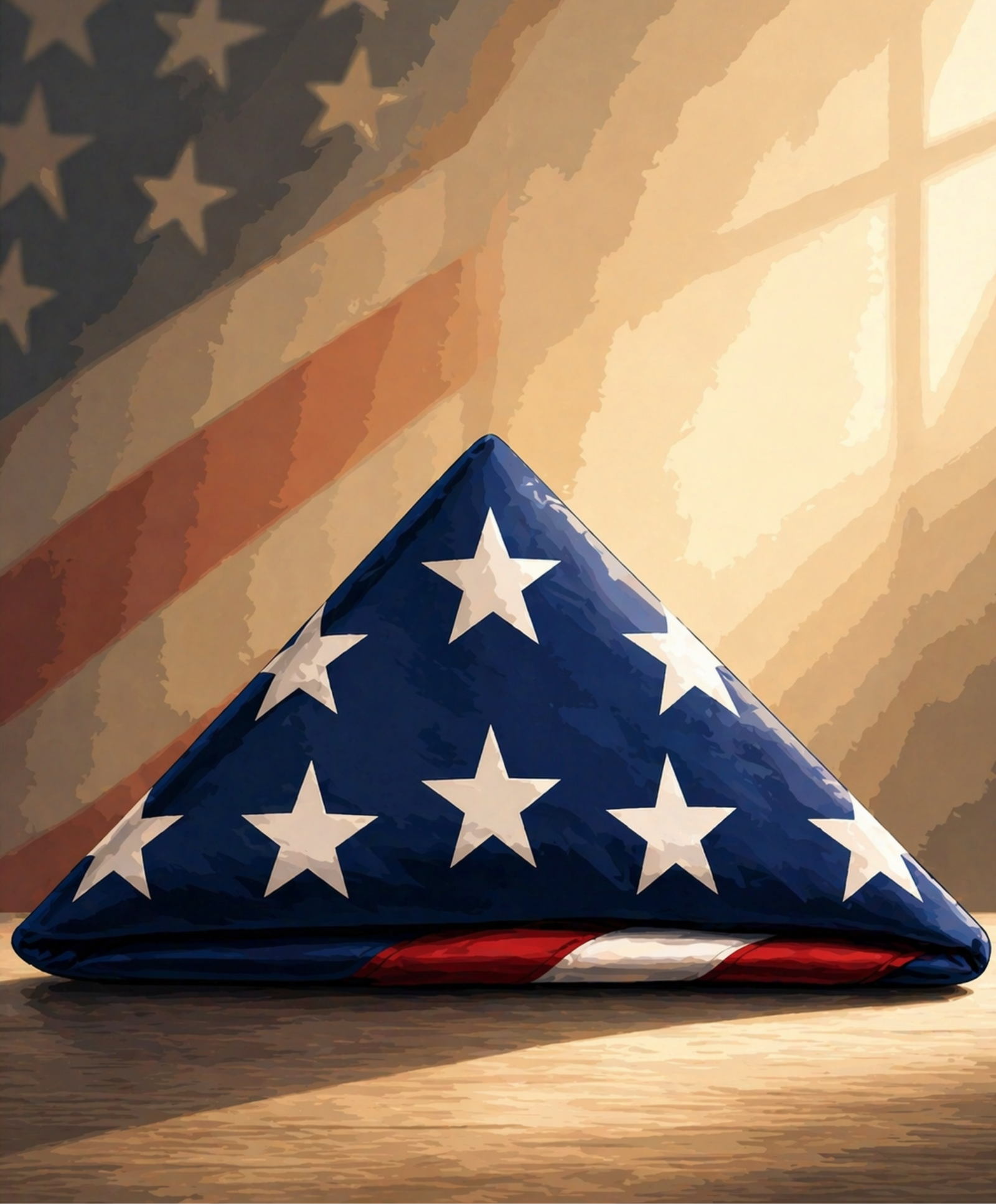 Folded Flag