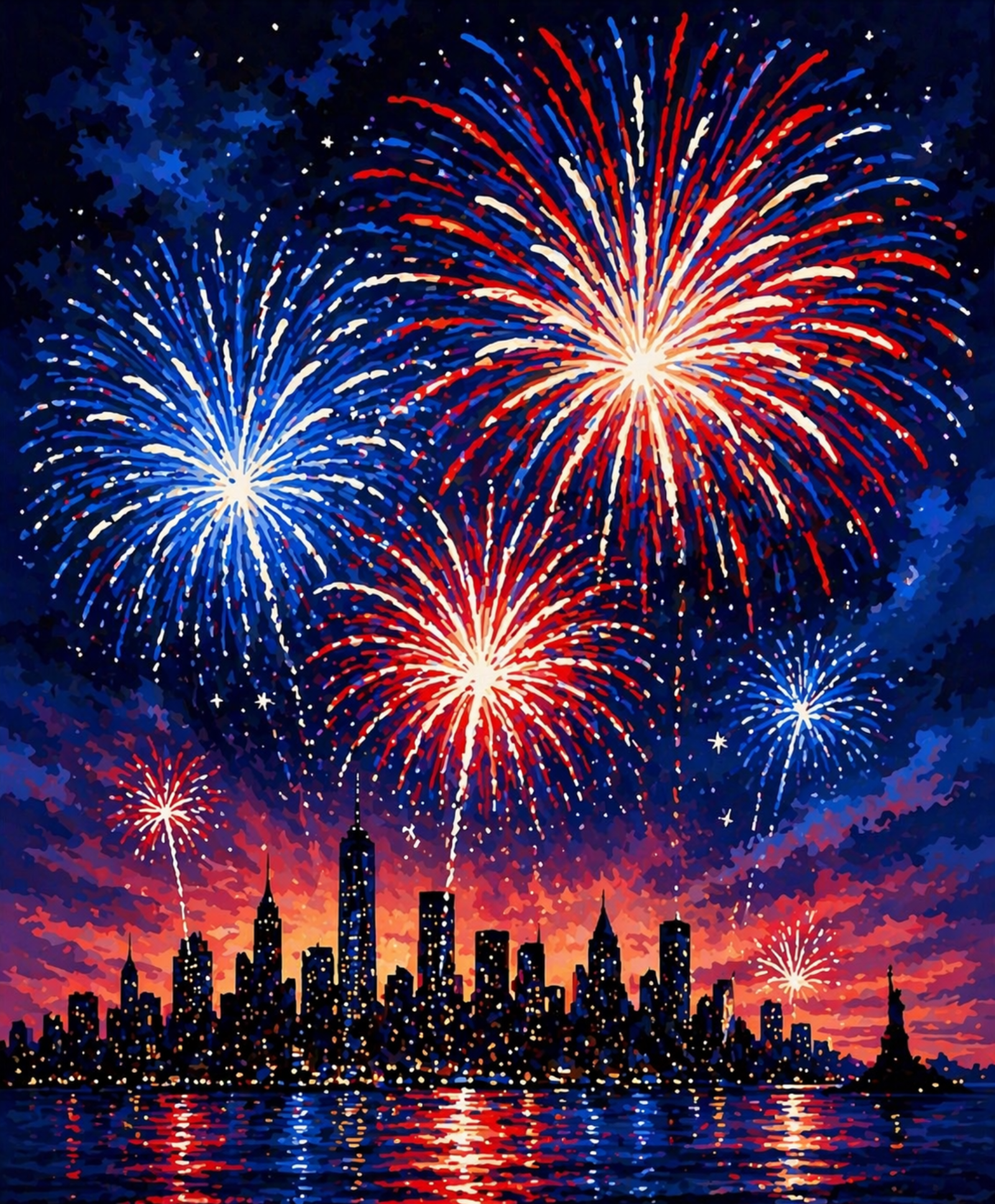 Fireworks Skyline