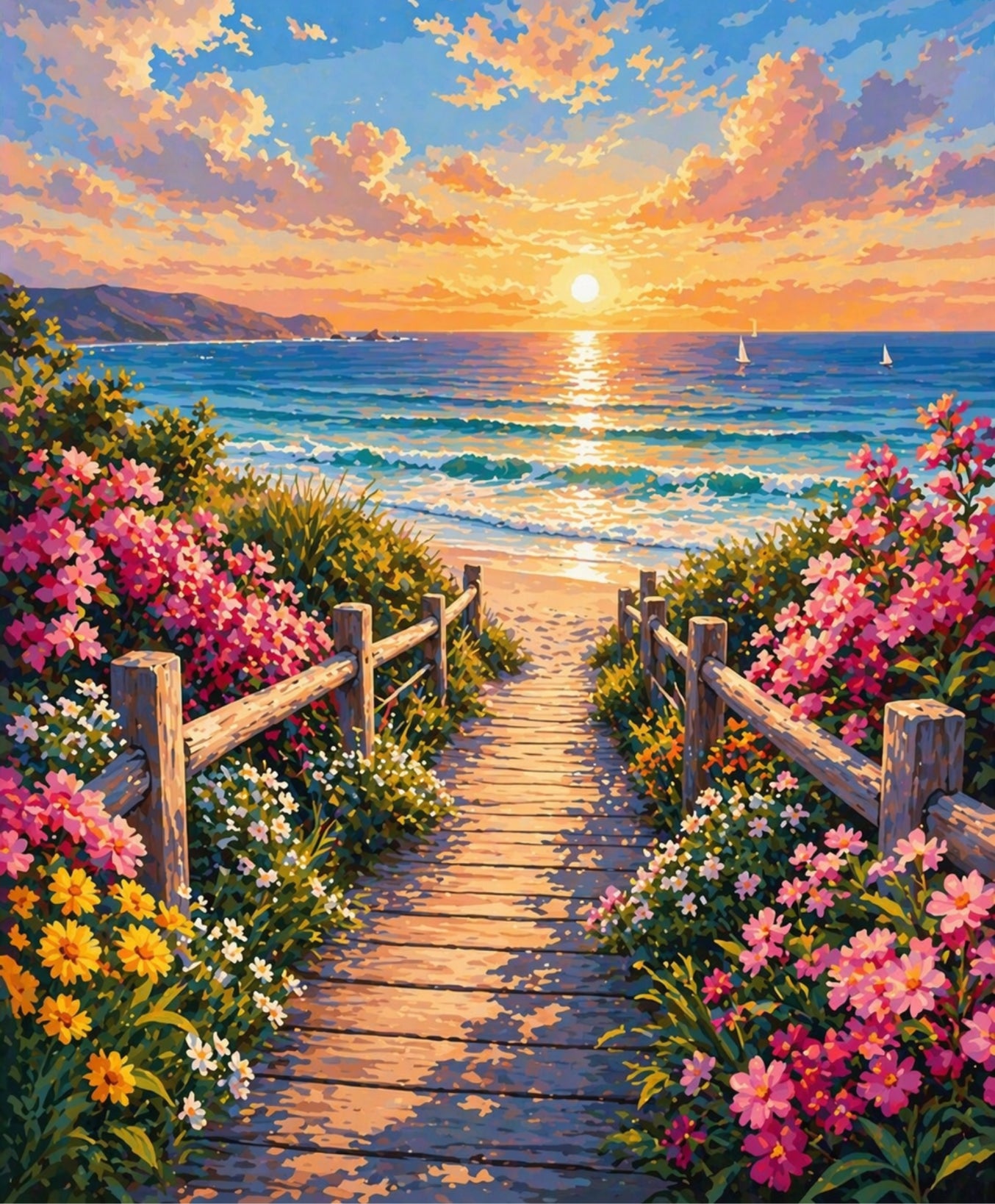 Sunset Beach Path