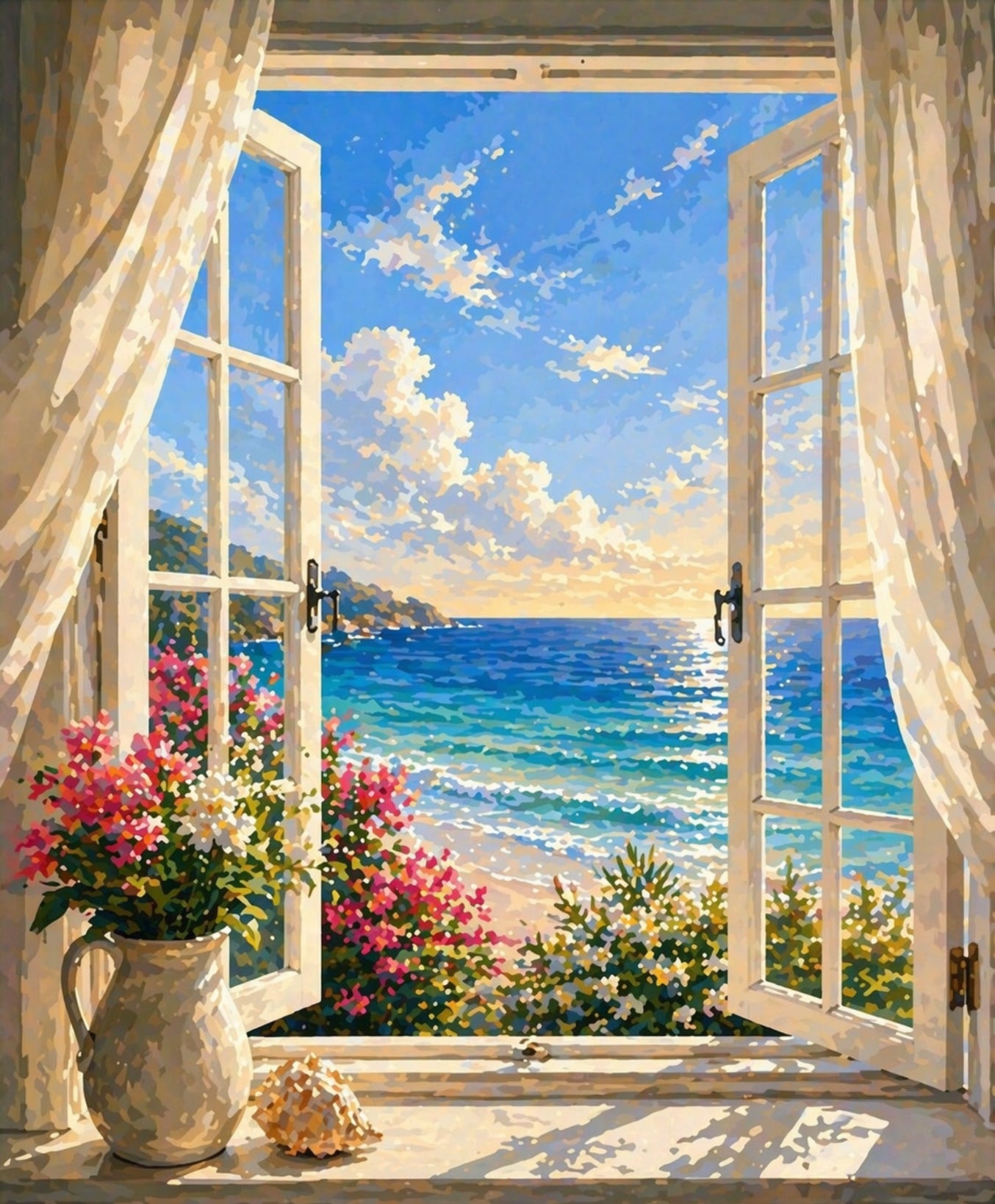 Ocean Window View