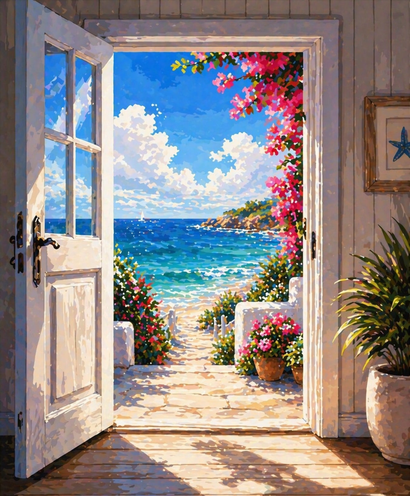 Coastal Door View