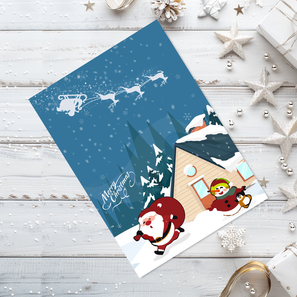 Weihnachts-Glöckchen-Malen nach Zahlen, anfängerfreundliches Bastelset, ideal für winterliche Kunstprojekte und Geschenke.