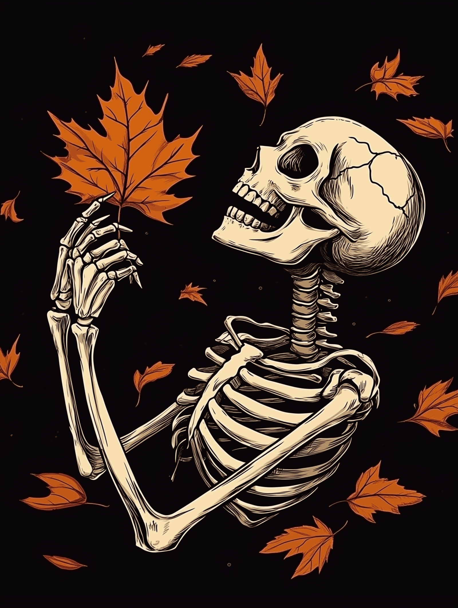 Autumn Whisperer pinta por números inspirada en pinturas famosas, capturando los colores vibrantes del otoño al estilo de las famosas pinturas de Van Gogh.