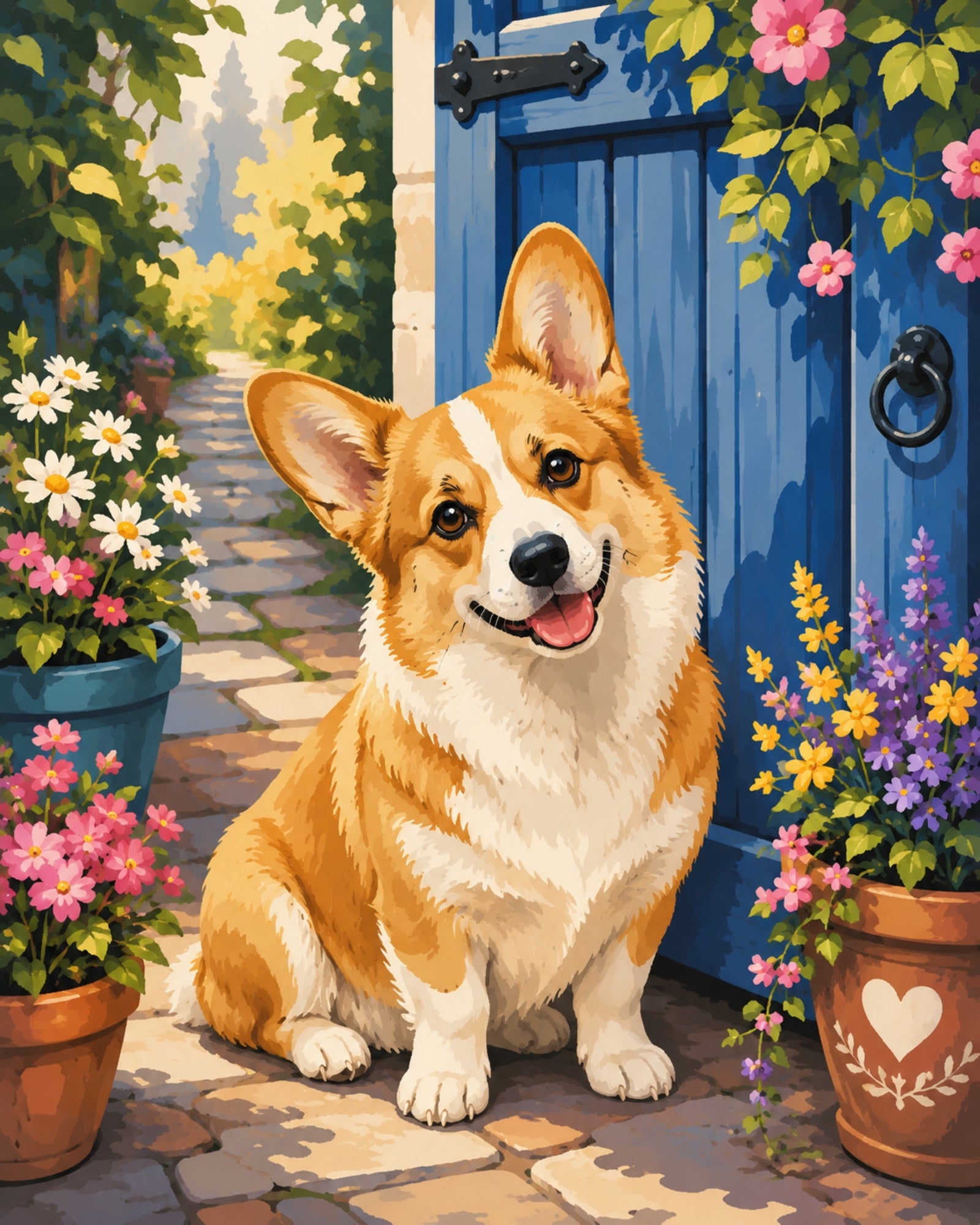 Garden Corgi