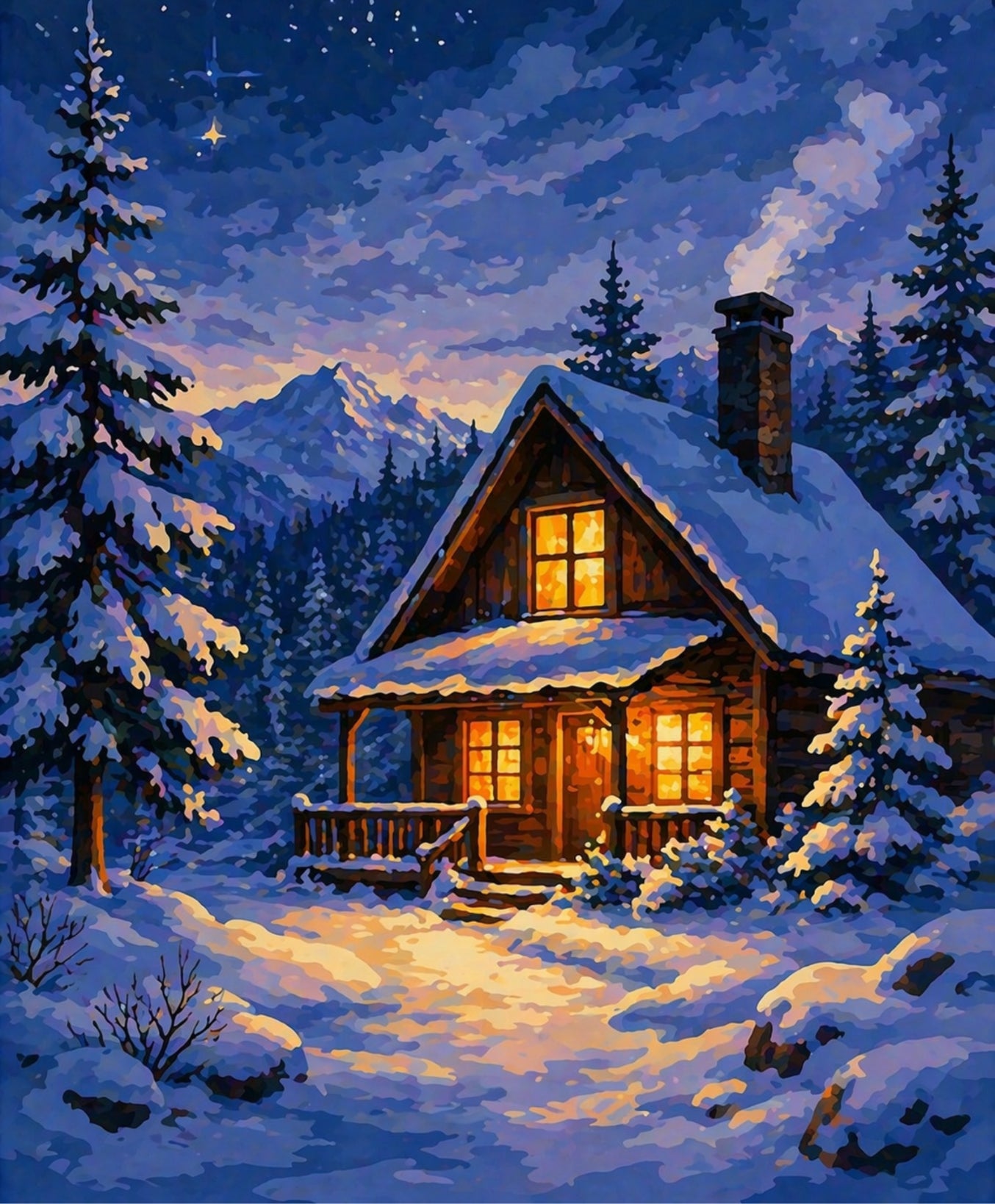 Winter Cabin