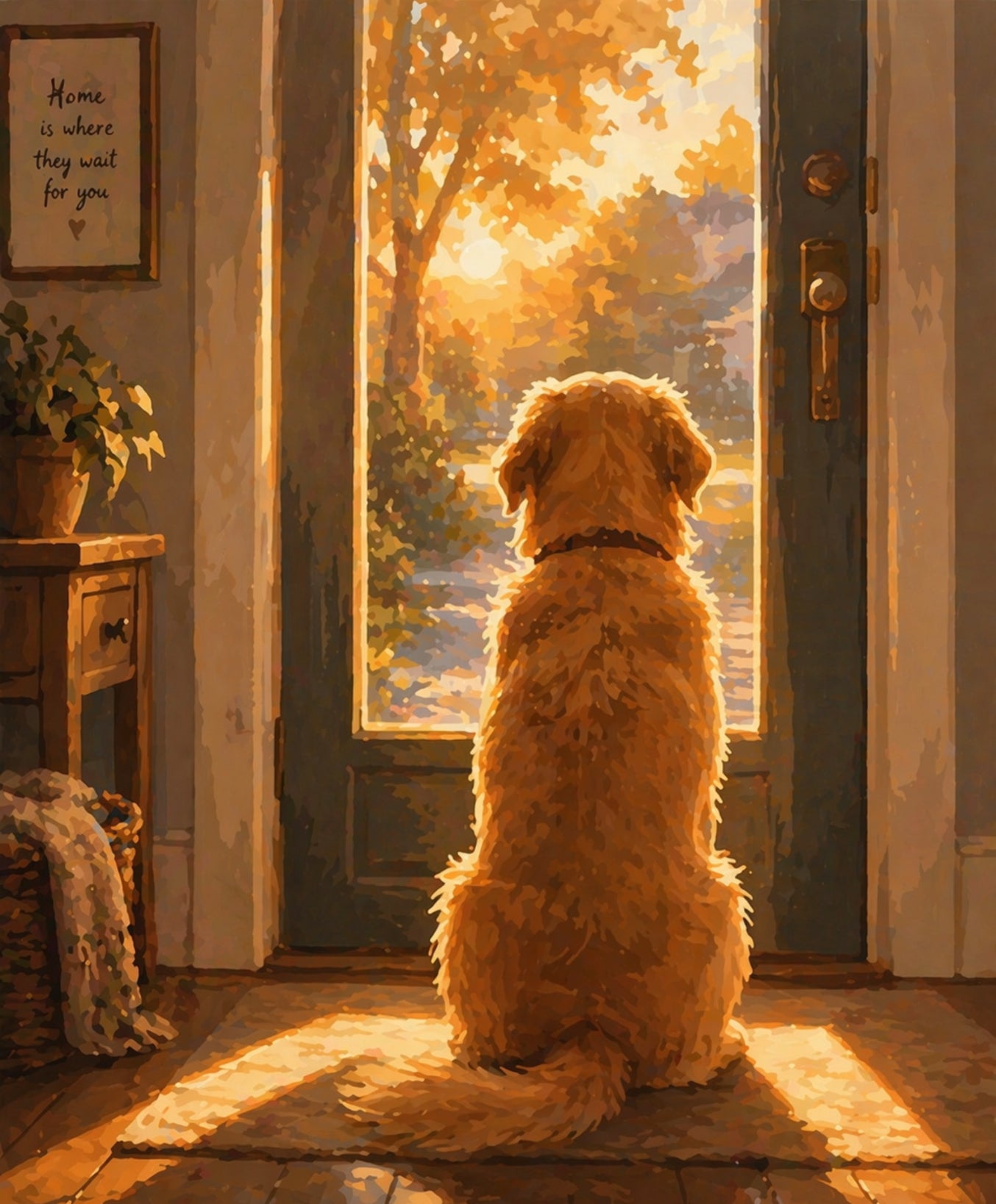 Waiting Dog