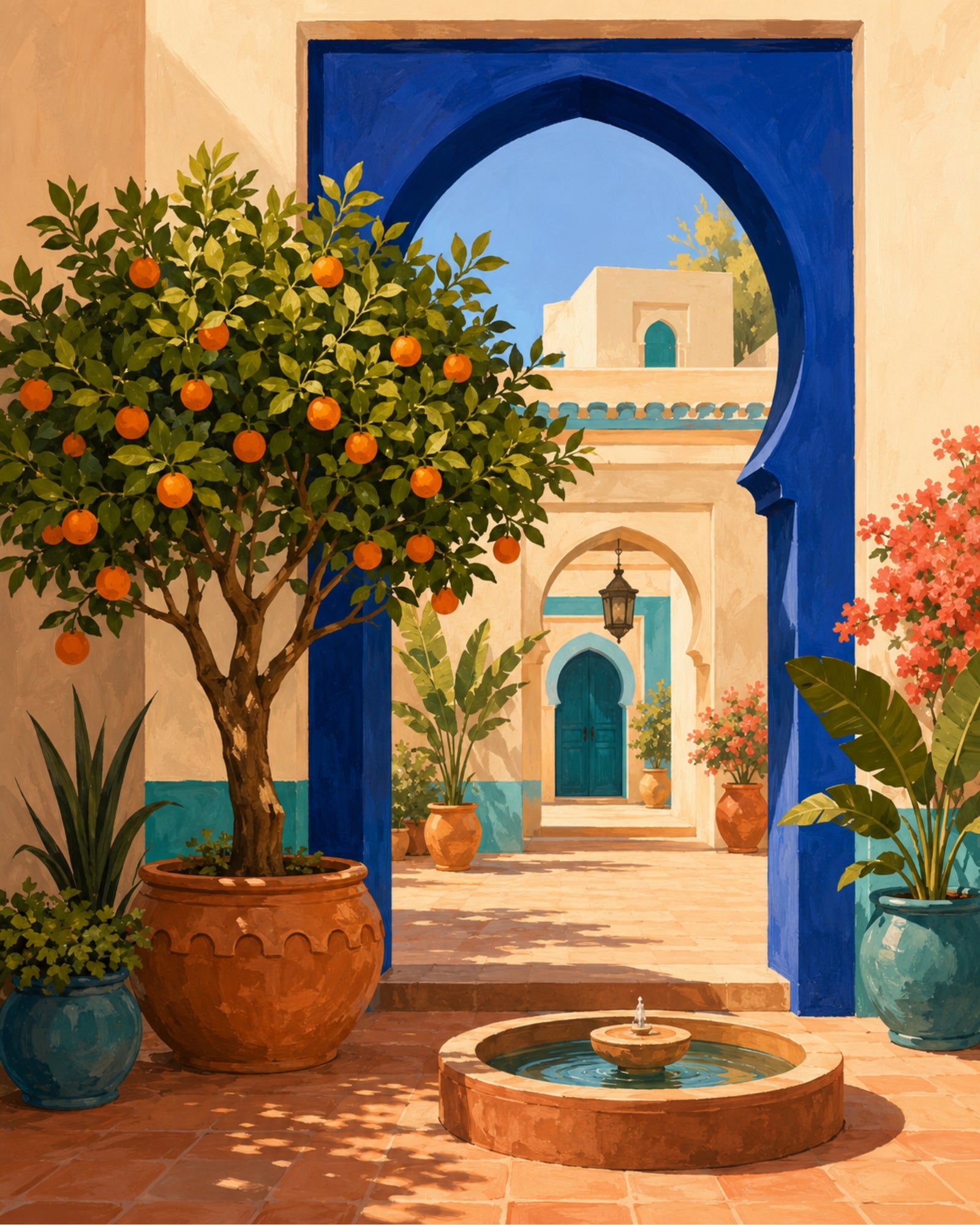 Moroccan Courtyard