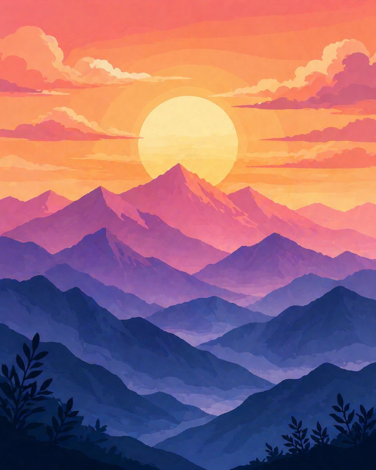 Sonnenuntergangsgipfel