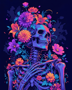 Floral Skeleton