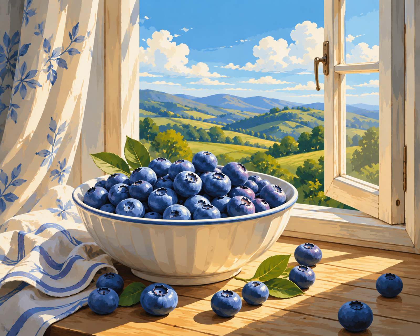 Bol de bleuets