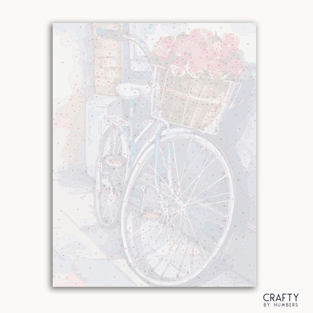 Romance in Dutch paint by number showing a couple embracing in a serene landscape, inspired by famous paintings, vincent van gogh famous paintings, famous landscape paintings, famous artists paintings.