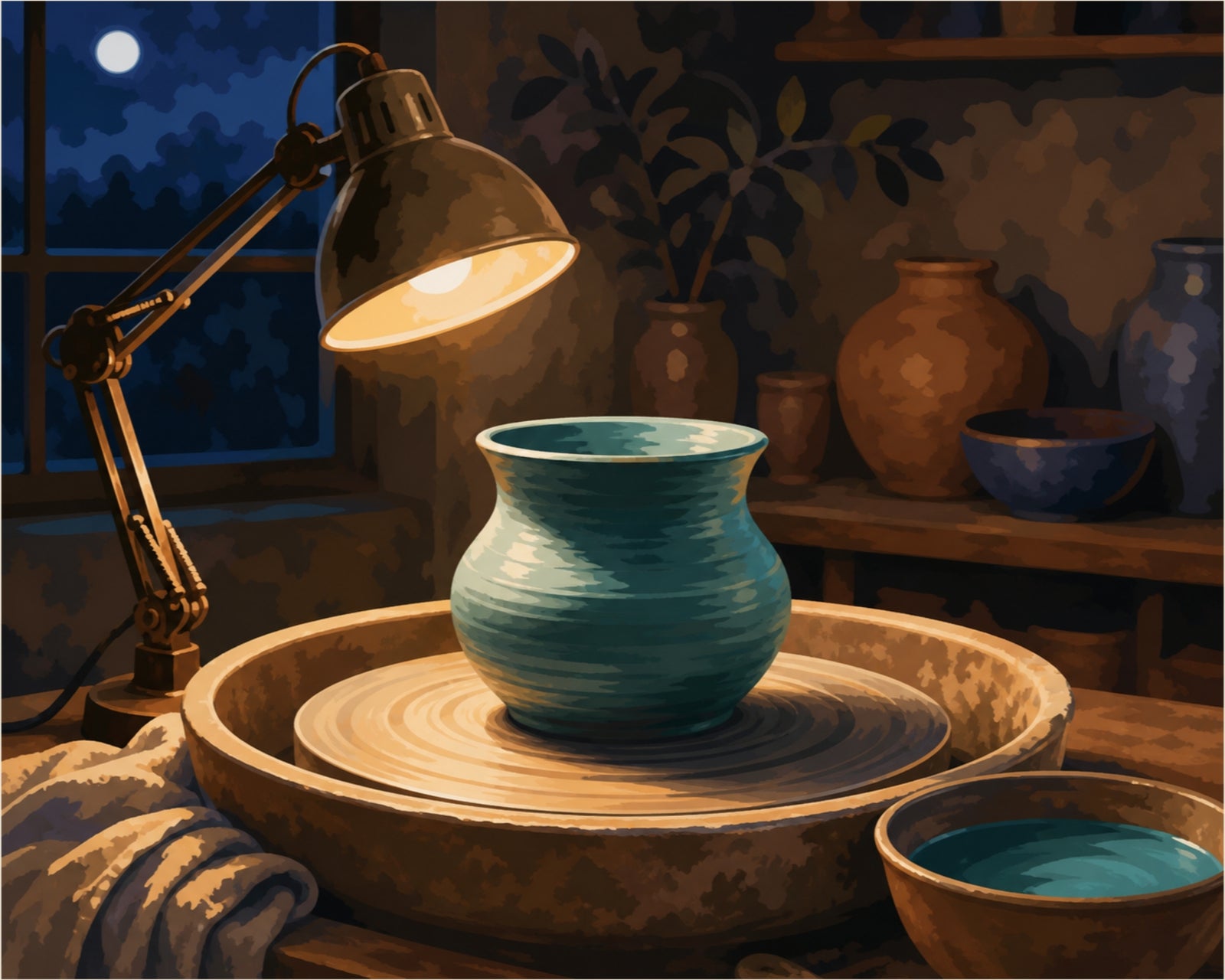 Tour de poterie