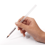 Acrylic paint brushes set for paint by numbers kits, offering precision for detailed strokes.