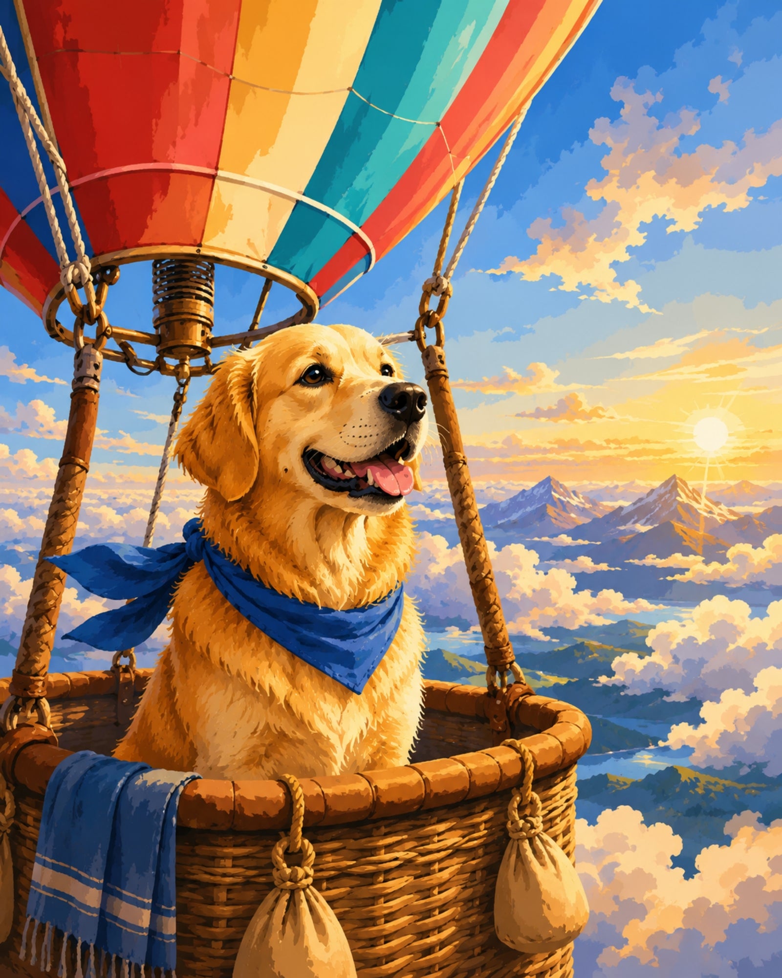 Golden Balloon Dog