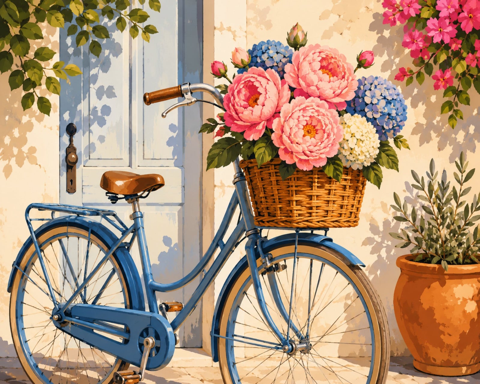 Blumenfahrrad