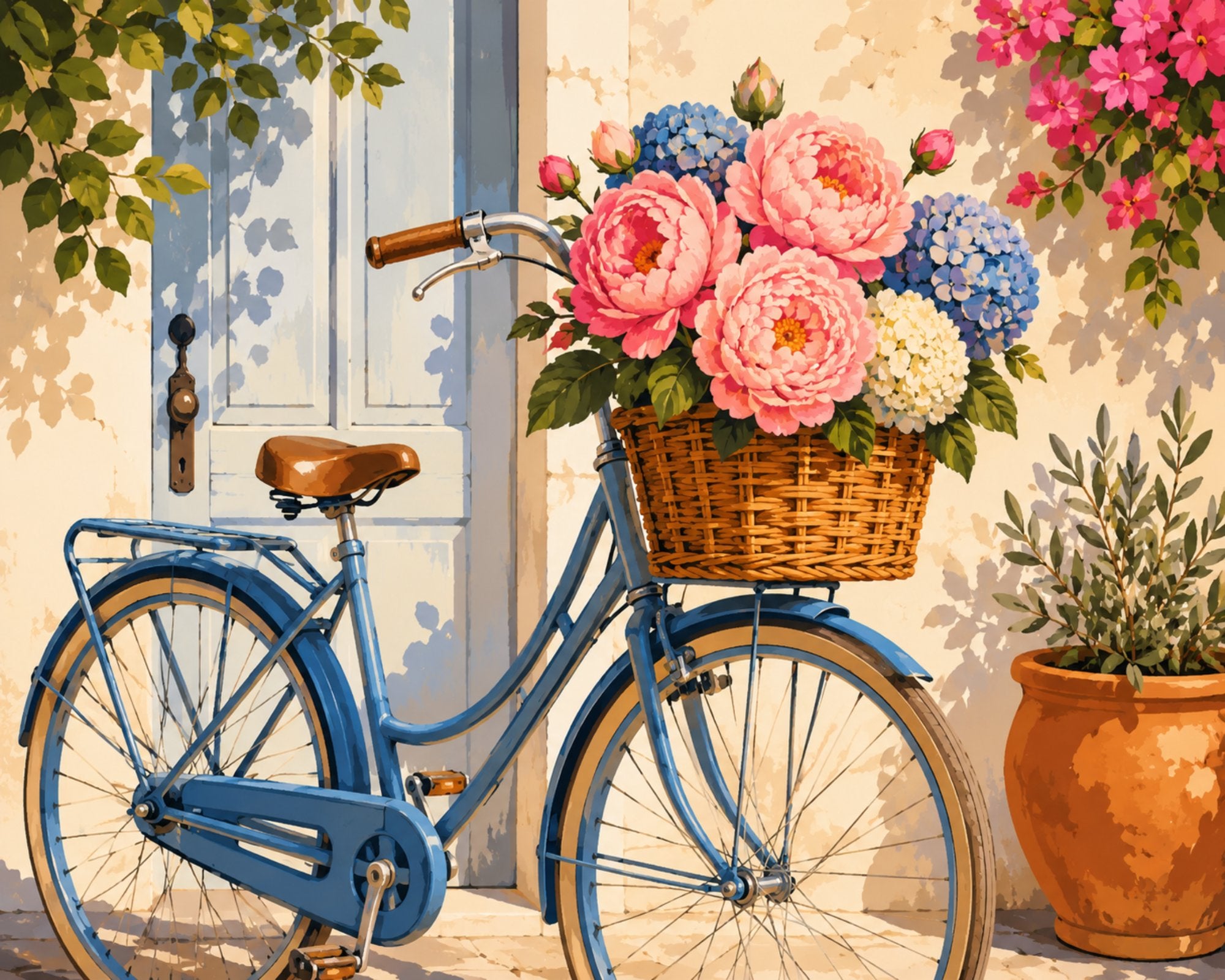 Blumenfahrrad