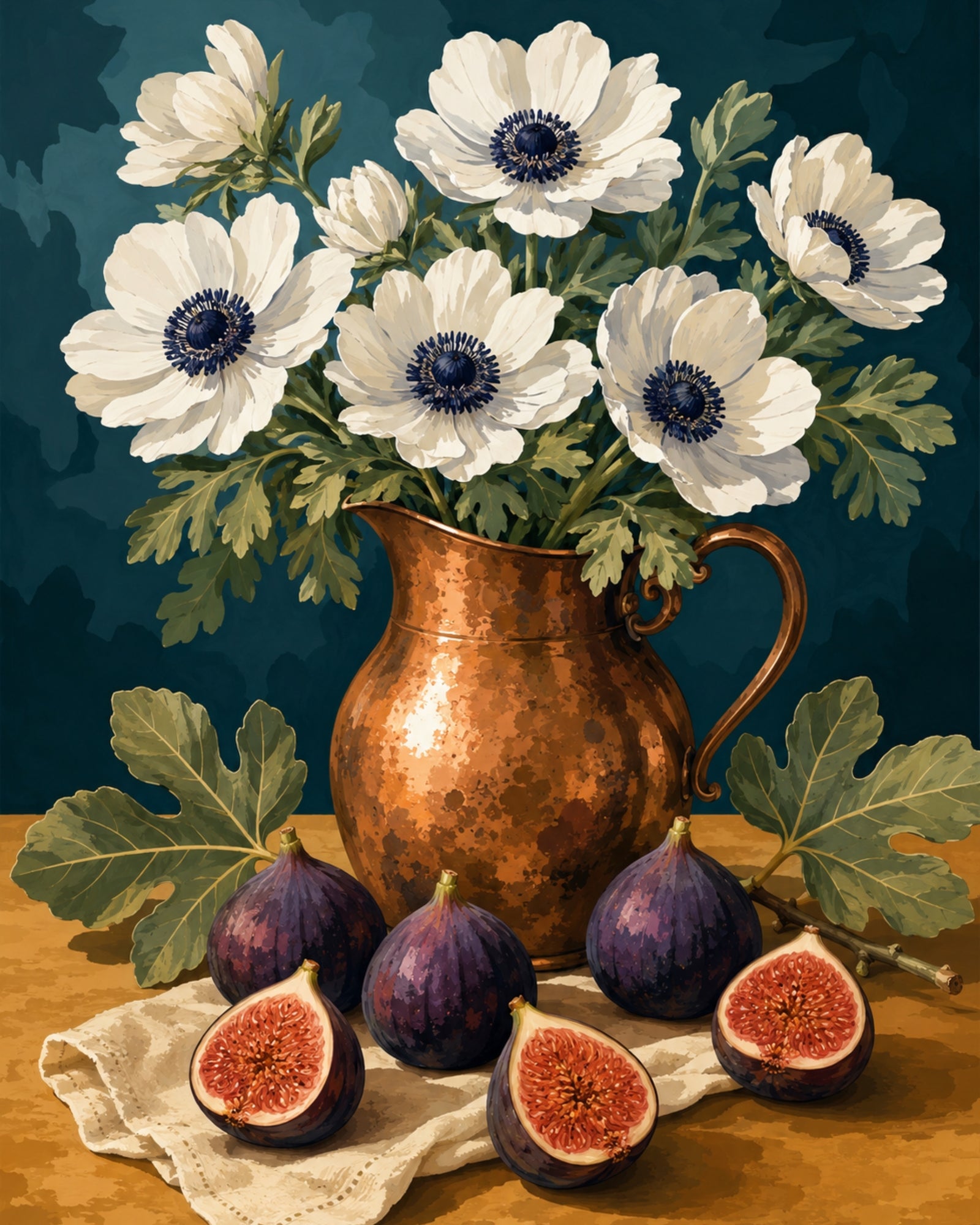 Anemonen und Feigen