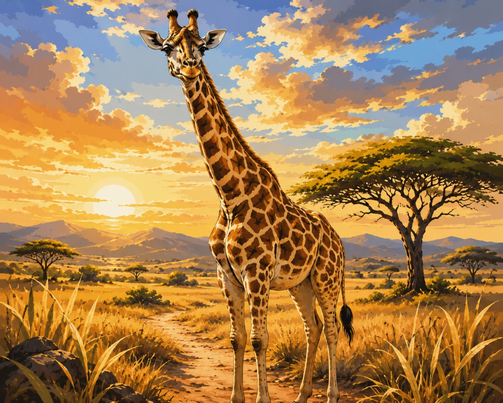 Savannengiraffe