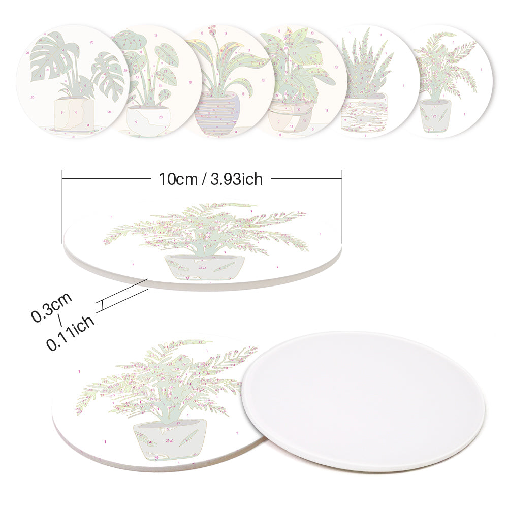 Paint by numbers set featuring a peaceful river through a valley