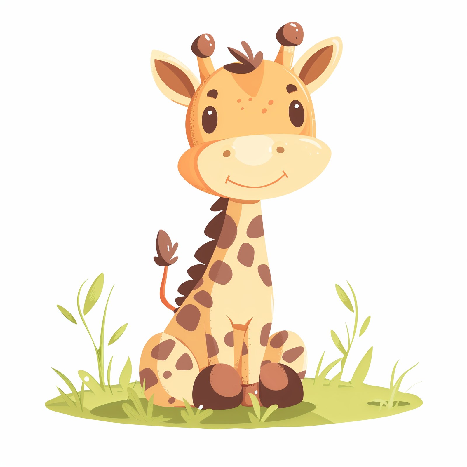 Giggly Giraffe pintada por niños inspirada en las pinturas más famosas de Picasso con formas abstractas atrevidas y colores vibrantes, que reflejan pinturas famosas de Picasso, pinturas famosas y pinturas abstractas famosas.