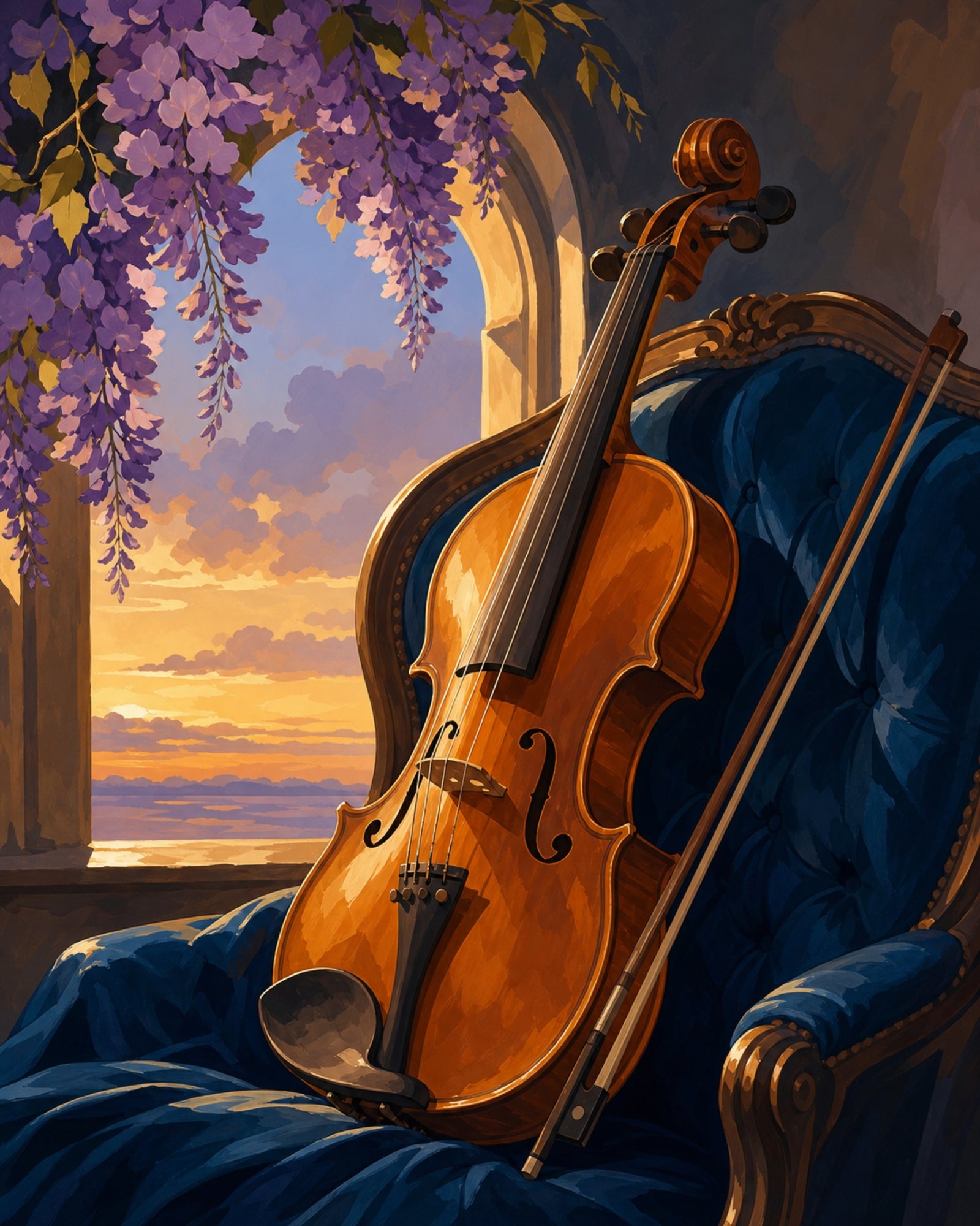 Violoncelle Glycine