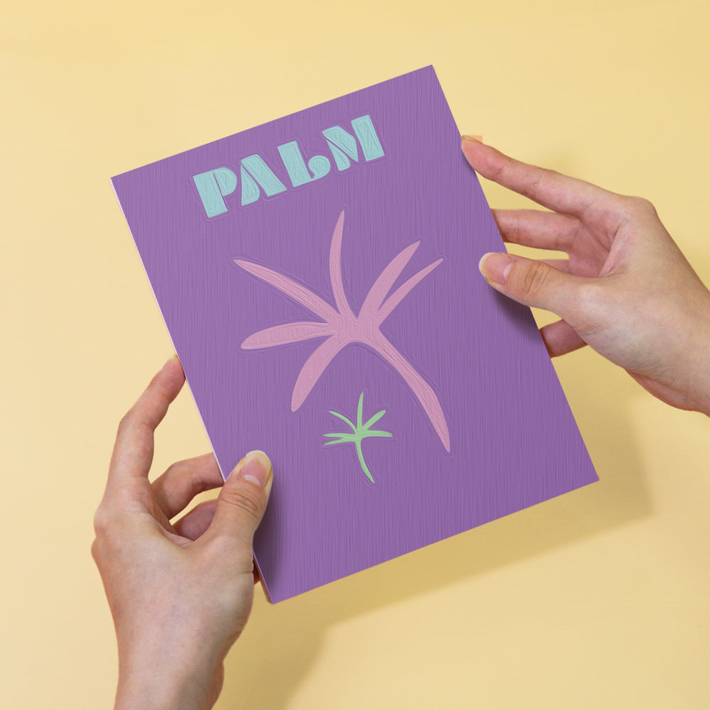 Close-up of a Mini Escapes paint by numbers canvas in progress