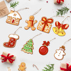 Collection of Christmas-themed cookie cutters on a white background