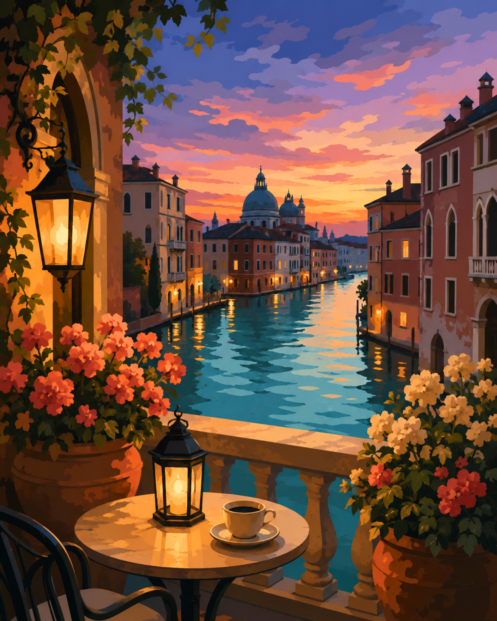 Atardecer en Venecia