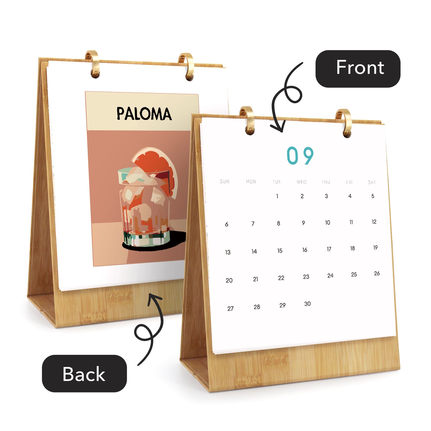 Paint by numbers set featuring cocktails for a fun DIY art project.