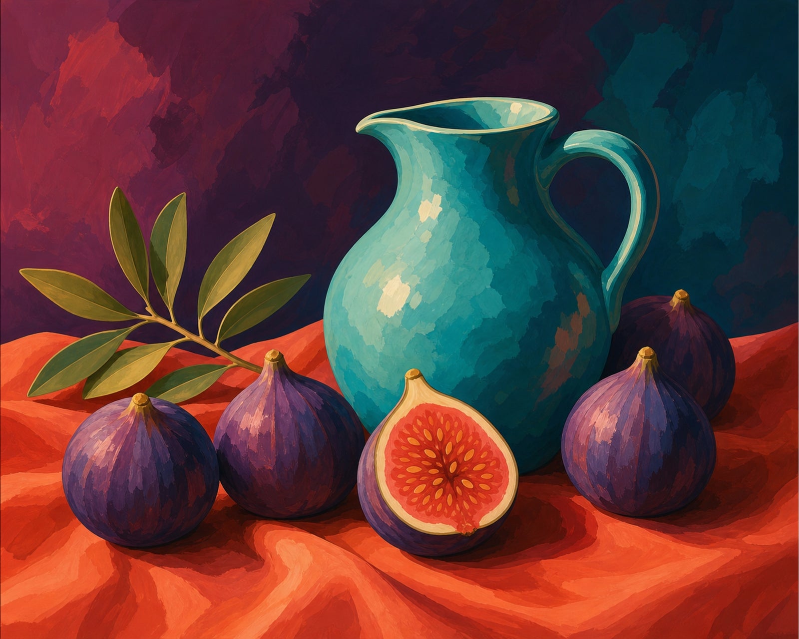 Figues et pichet
