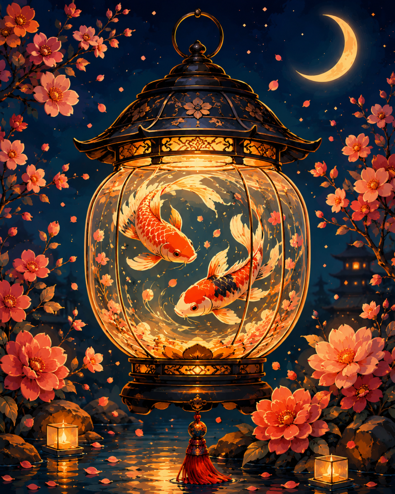 Linterna Koi