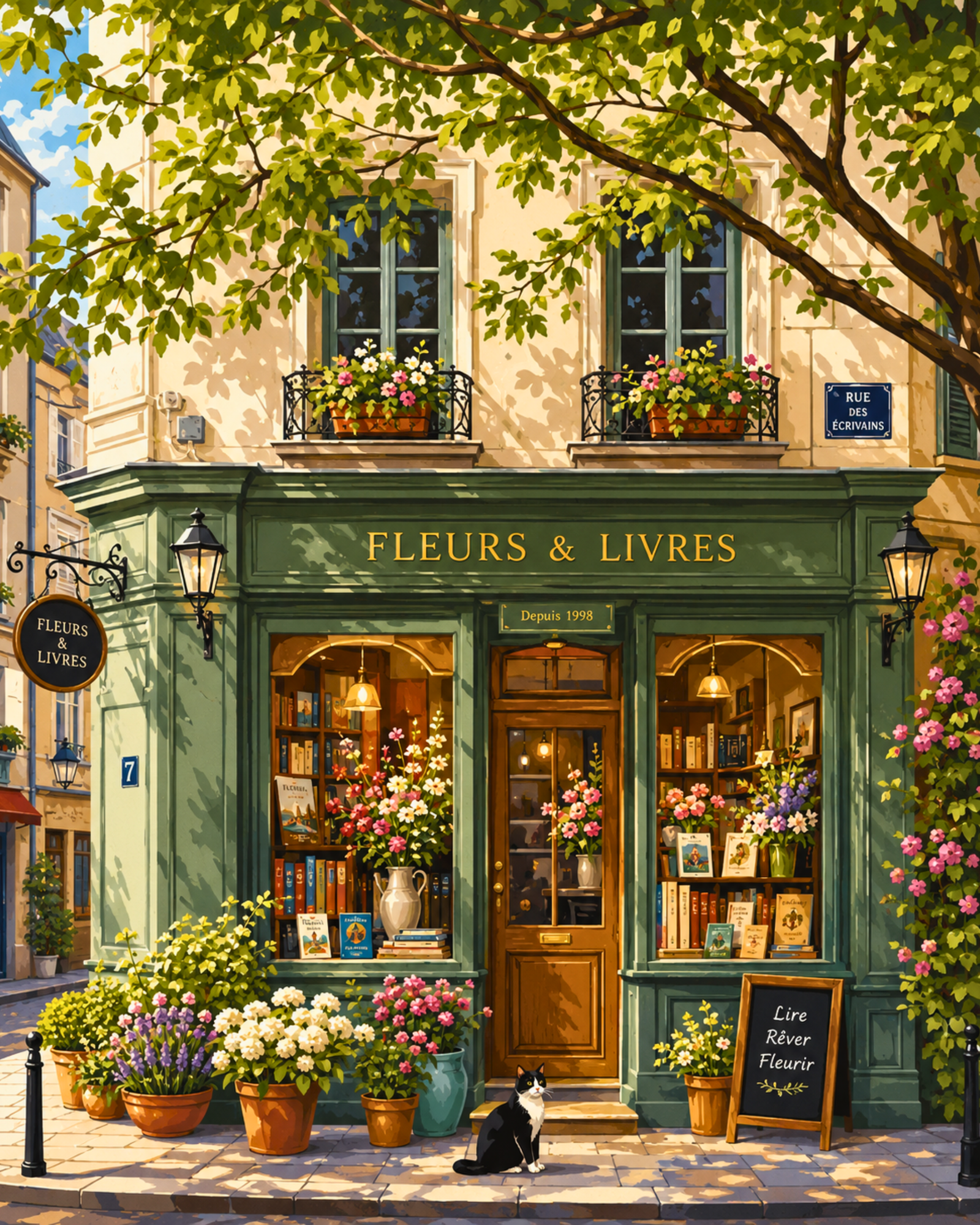 Chat de la librairie