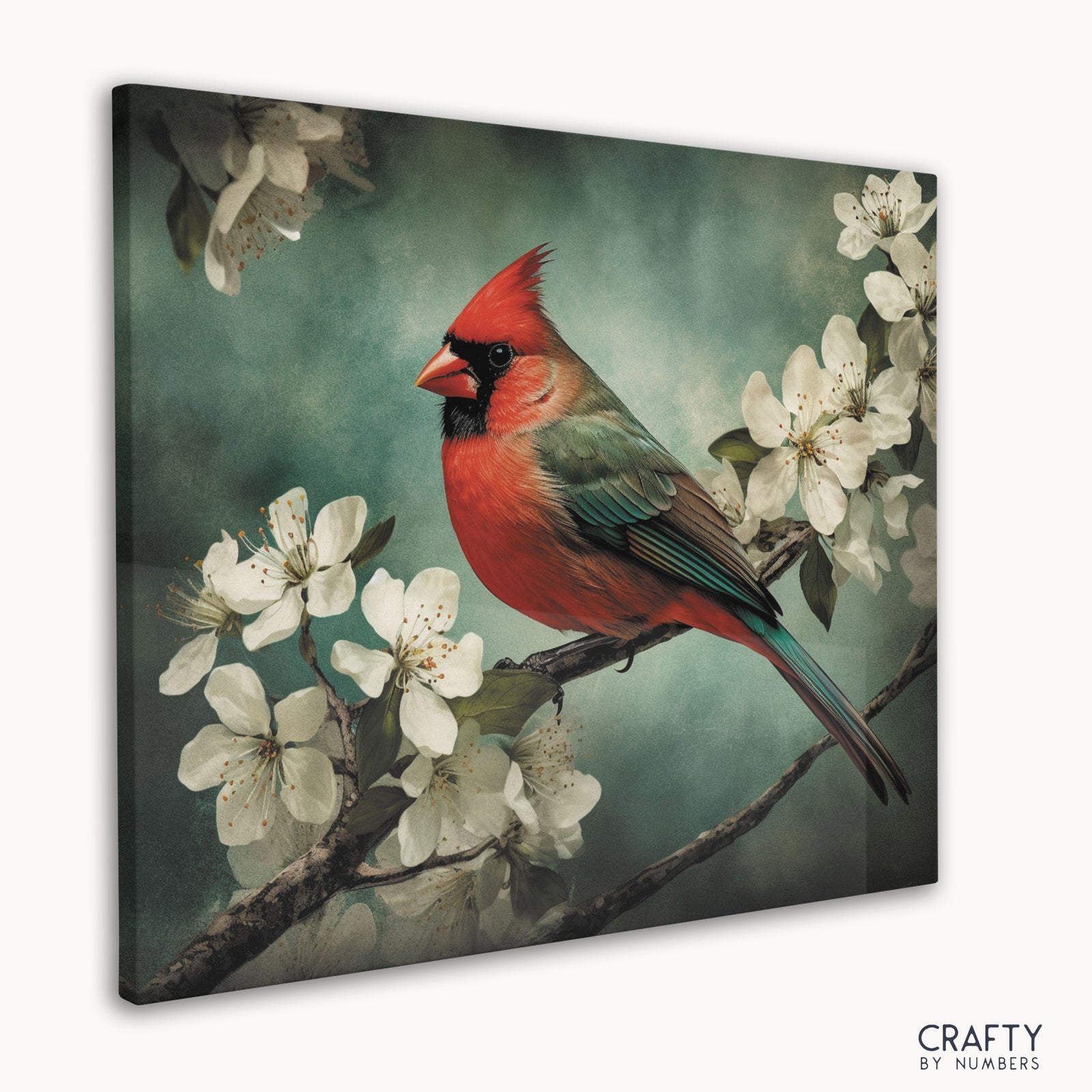 Finished Northern Cardinal artwork