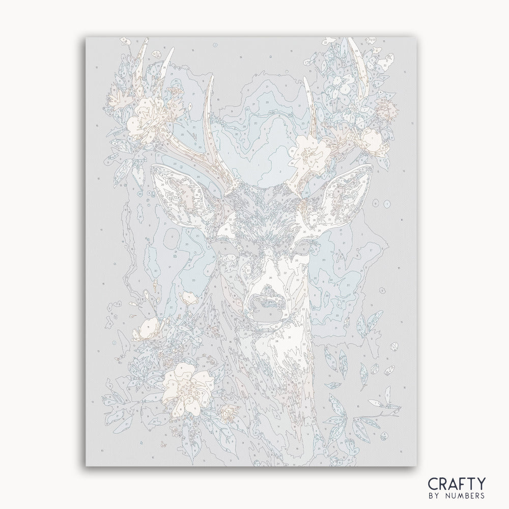 Forest Enigma paint by number inspired by famous paintings and van gogh famous paintings style.