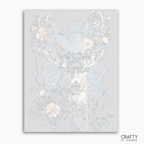 Forest Enigma paint by number inspired by famous paintings and van gogh famous paintings style.