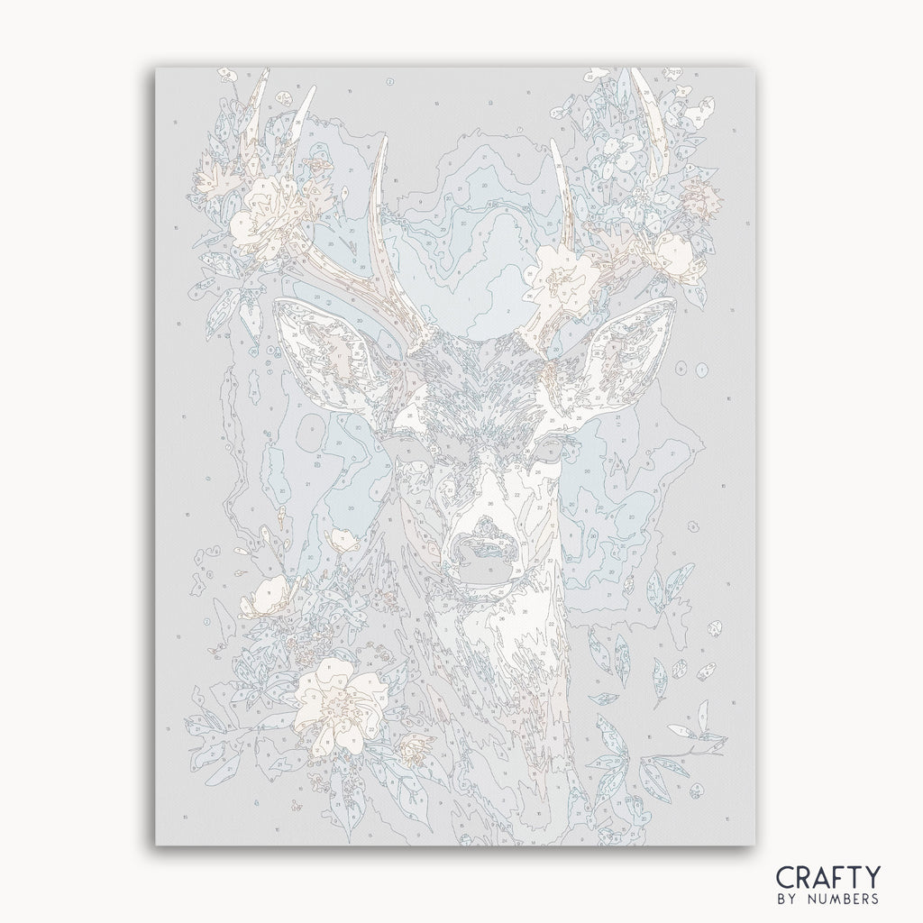 Detailed Forest Enigma paint by numbers design