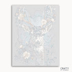 Forest Enigma paint by number inspired by famous paintings and van gogh famous paintings style.