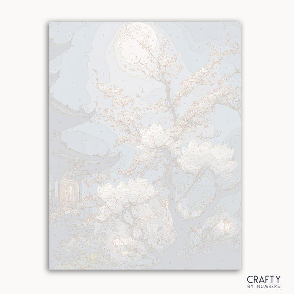 Blossom Heaven paint by number artwork inspired by famous paintings and vincent van gogh famous paintings featuring vibrant colors.