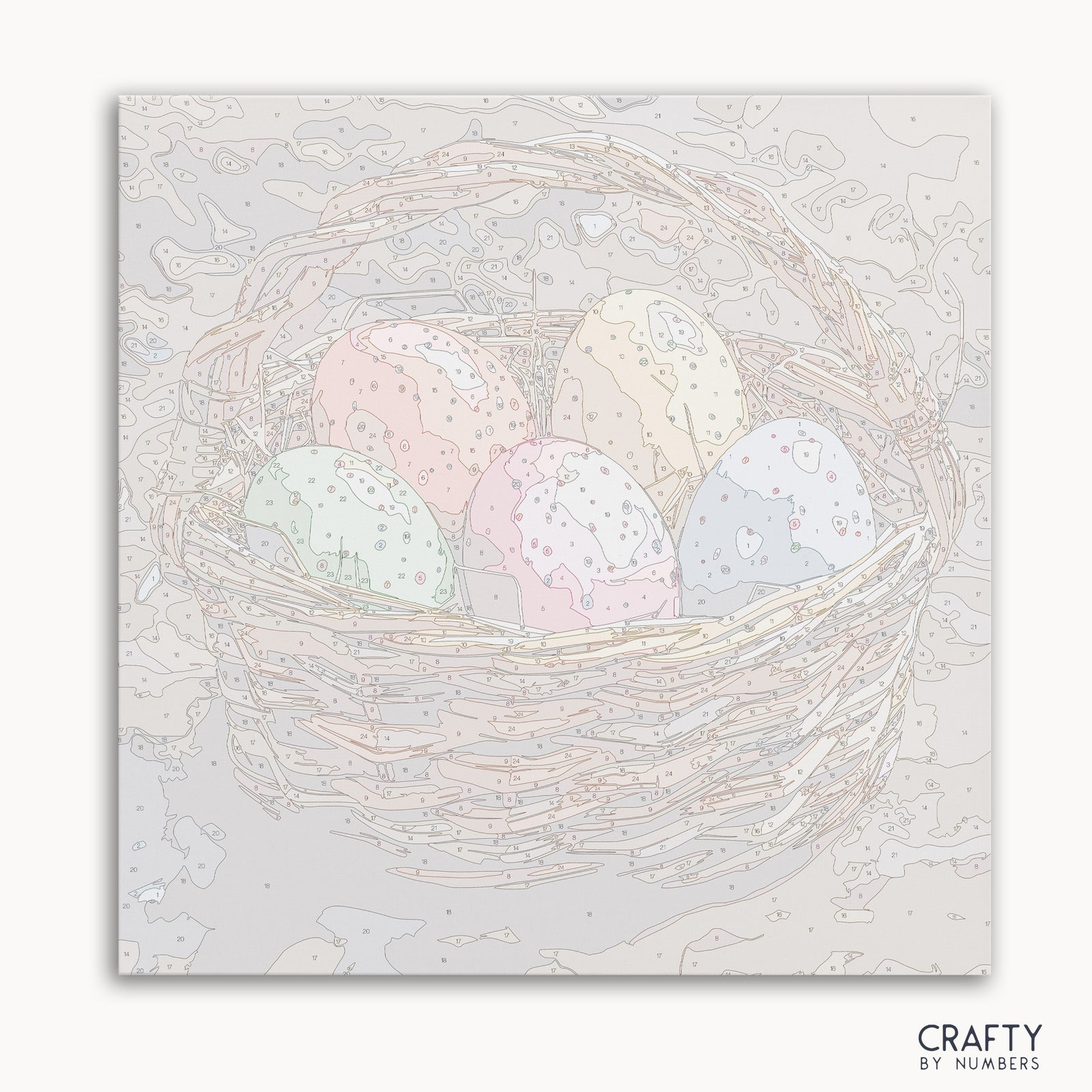 Eggstravaganza Array pintura por números con colores vibrantes inspirados en pinturas famosas pinturas famosas de vincent van gogh pinturas más famosas pinturas de paisajes famosos pinturas de artistas famosos