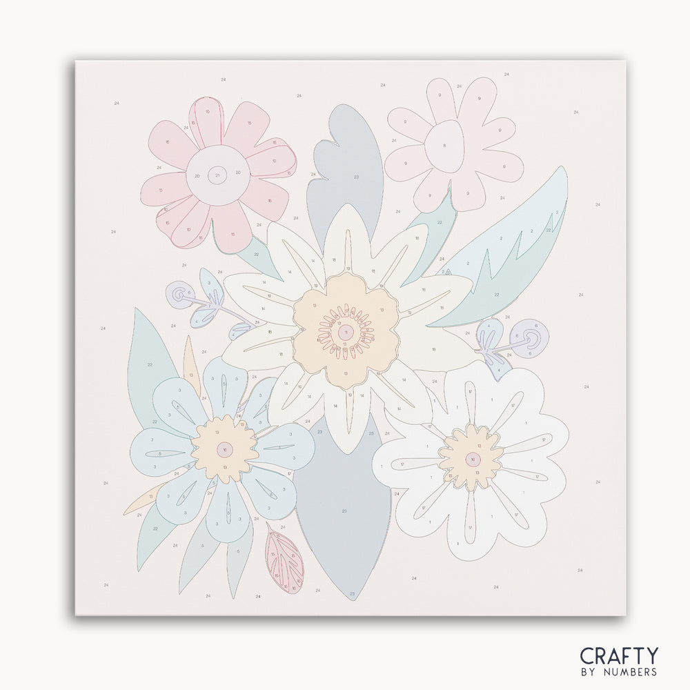 Daisy Delight featuring vivid colors inspired by famous paintings and van gogh famous paintings style.