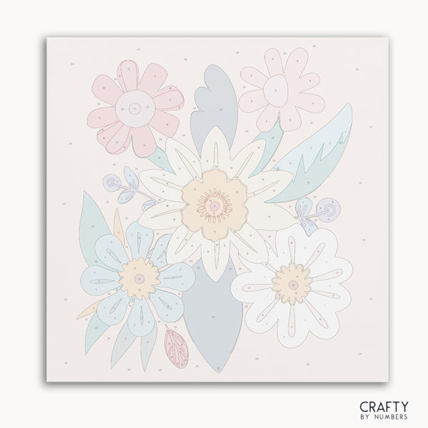 Daisy Delight featuring vivid colors inspired by famous paintings and van gogh famous paintings style.