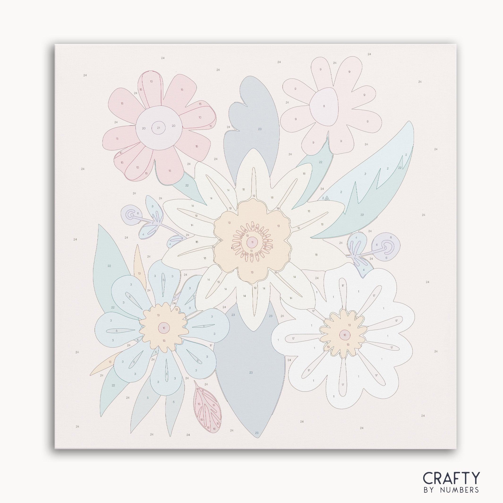 Daisy Delight featuring vivid colors inspired by famous paintings and van gogh famous paintings style.