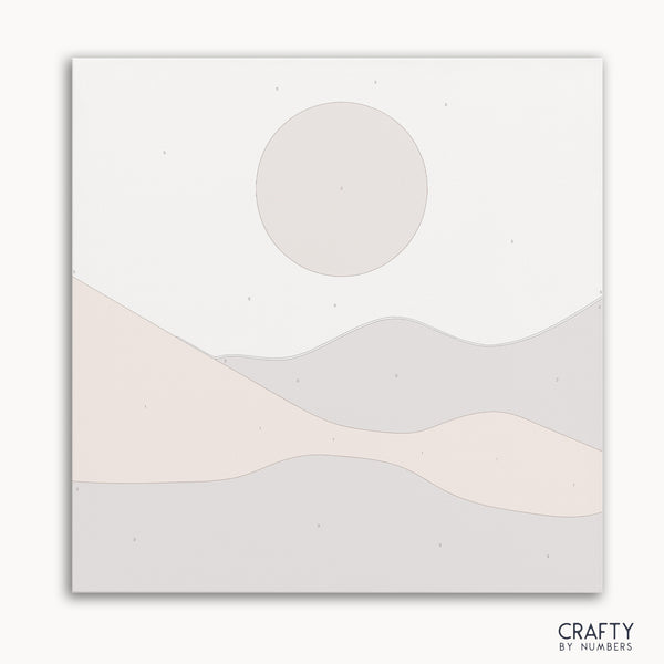 Dune Serenity paint by number featuring famous paintings inspired by vincent van gogh famous paintings and most famous paintings styles.