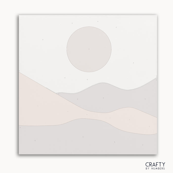 Dune Serenity paint by number featuring famous paintings inspired by vincent van gogh famous paintings and most famous paintings styles.