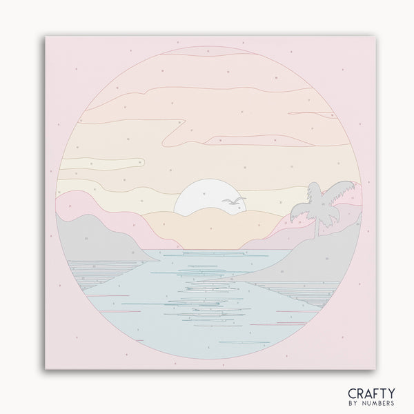 Sunset Serenity capturing vivid colors in a landscape, famous paintings, vincent van gogh famous paintings, most famous paintings.