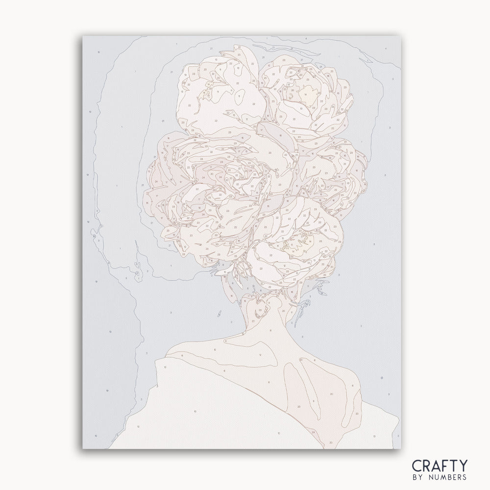 Rosette Reverie paint by number featuring vibrant colors inspired by famous paintings and van gogh famous paintings styles.