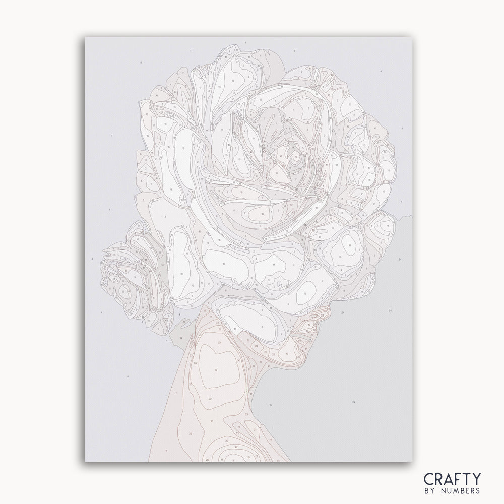 Ivory Essence paint by number kit inspired by famous paintings including van gogh famous paintings and famous landscape paintings.