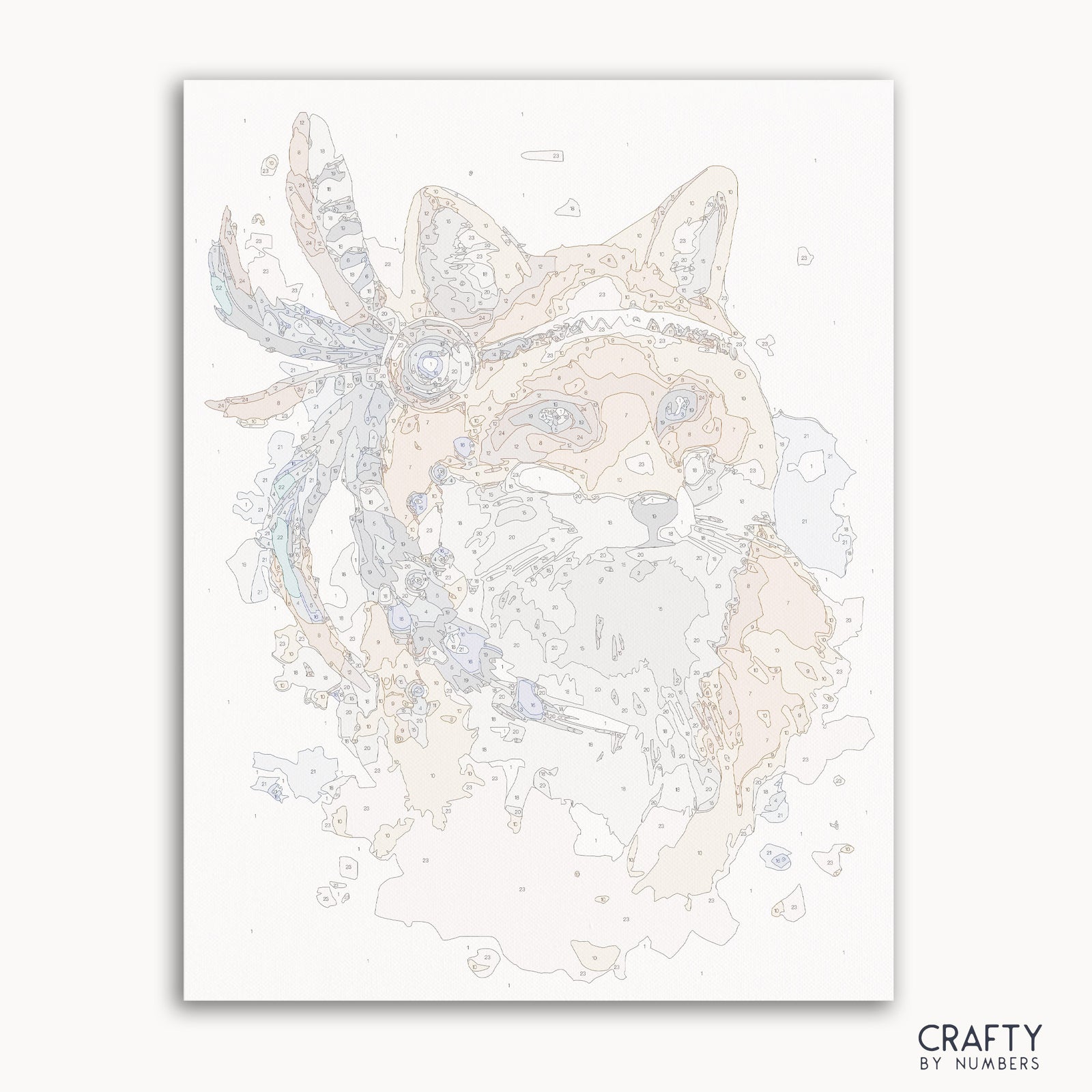 Fox Dream Catcher Malen nach Zahlen, inspiriert von berühmten Gemälden, berühmten Gemälden von Van Gogh und berühmten Landschaftsgemälden.